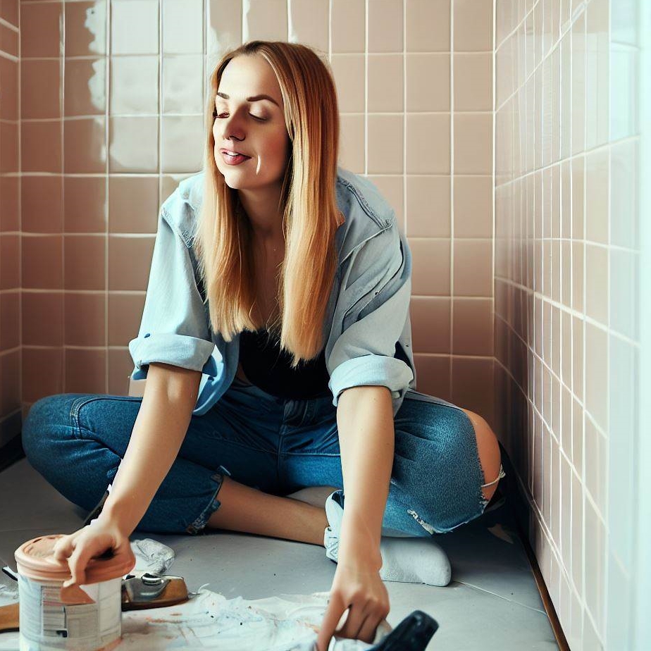 Jak pomalować płytki w łazience