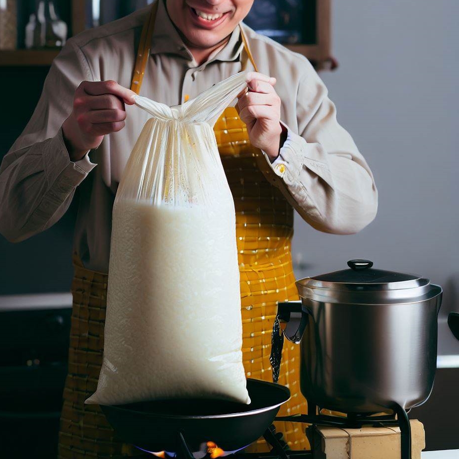 Jak ugotować ryż w woreczku na mleku