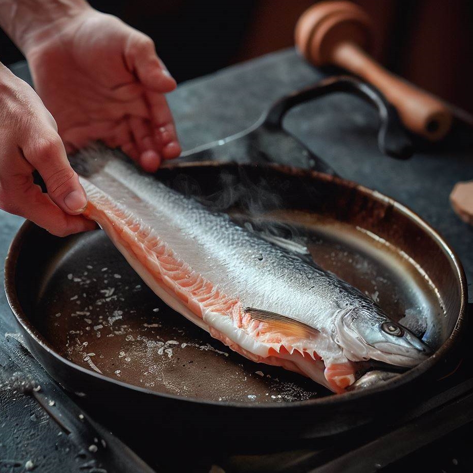 Jak upiec rybę bez tłuszczu na patelni
