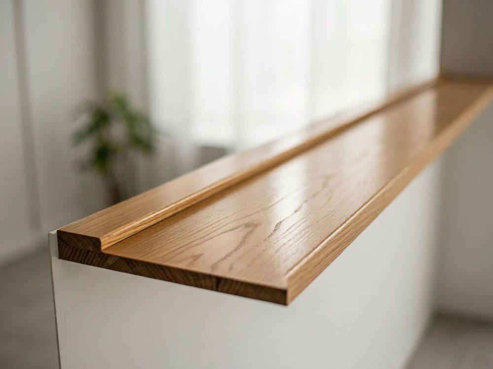 krawędź parapetu laminowanego