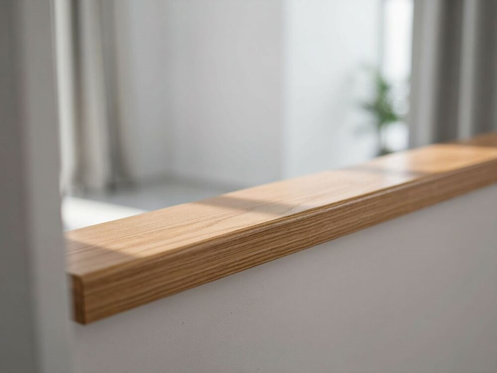 parapet z płyty wiórowej laminowanej