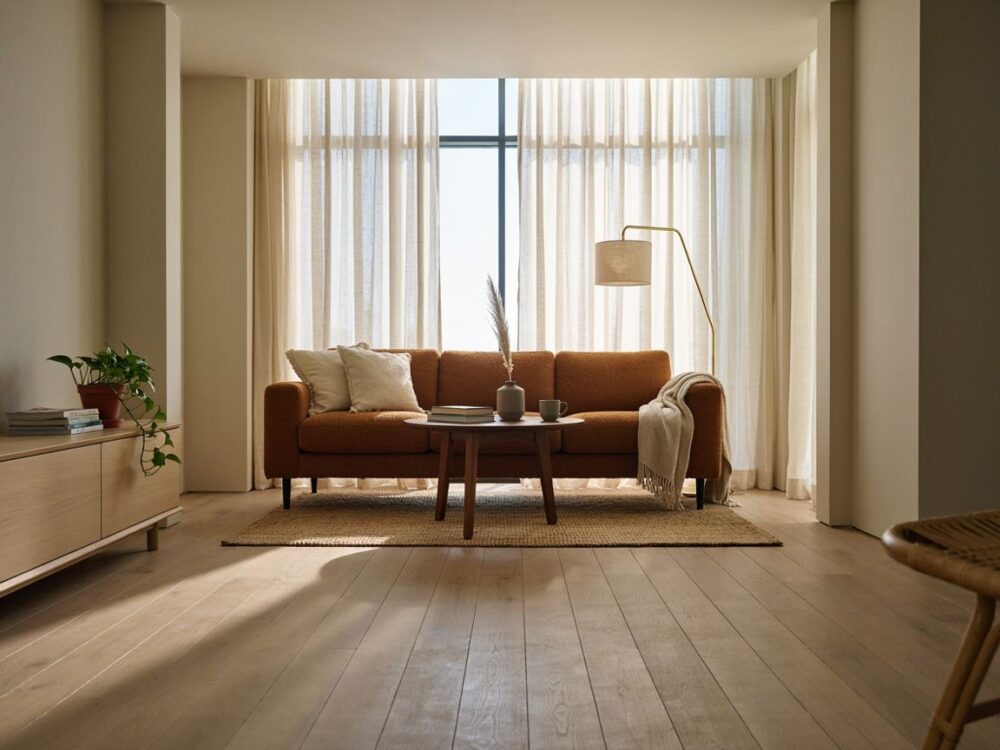 stylowa sofa w salonie